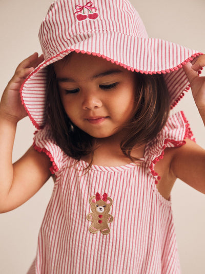 Huxbaby - Gingerbread Frill Playsuit - HB0303S25 Playsuit Huxbaby 