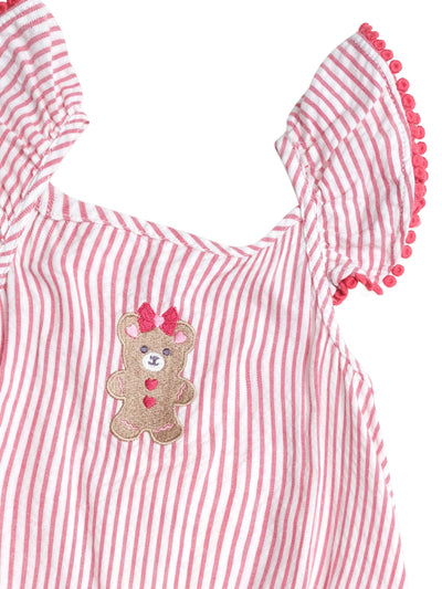 Huxbaby - Gingerbread Frill Playsuit - HB0303S25 Playsuit Huxbaby 
