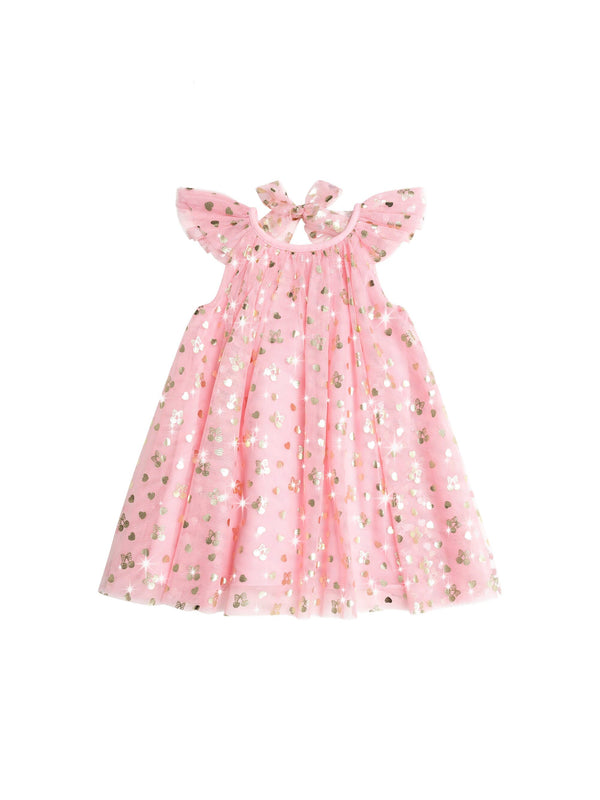 Huxbaby - Golden Cherries Princess Tulle Dress - HB1318S25 Tutu Dress Huxbaby 