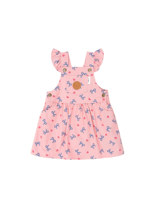Huxbaby - Hearts And Bows Pinafore