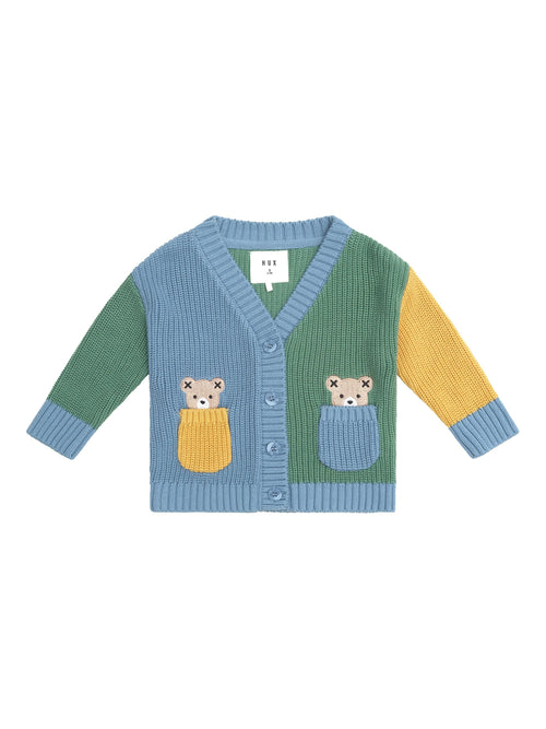 Huxbaby - Hidden Hux Fisherman Rib Cardi - HB5003S24