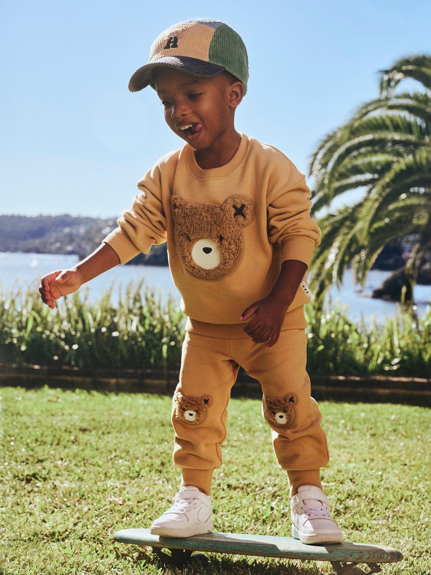 Huxbaby - Honey Furry Huxbear Sweatshirt - HB3067W25 Jumper Huxbaby 