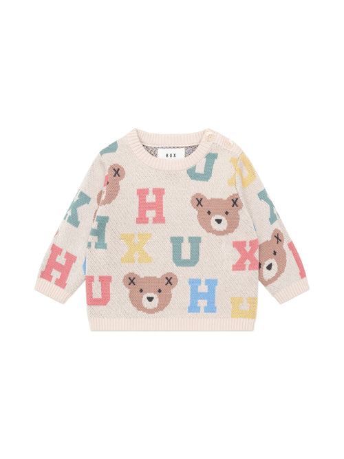 Huxbaby - Hux Alphabet Knit Jumper - HB5044W25