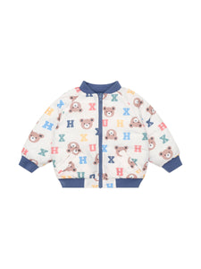 Huxbaby - Hux Alphabet Reversible Bomber - HB4009W25