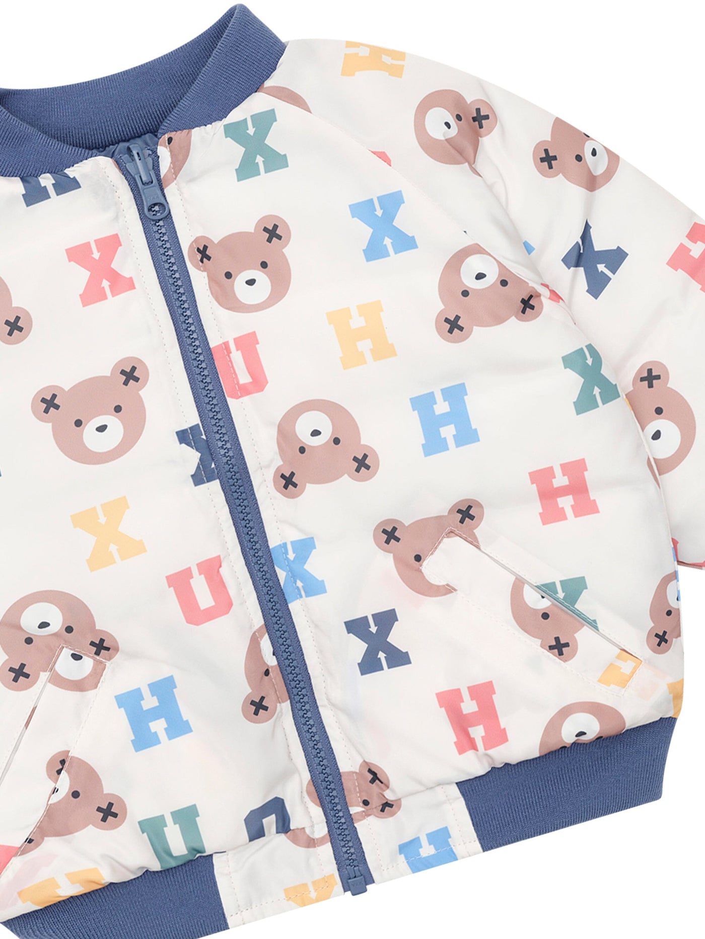 Huxbaby - Hux Alphabet Reversible Bomber - HB4009W25 Jacket Huxbaby 