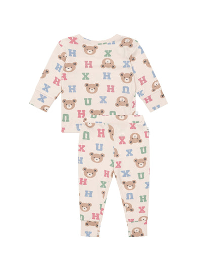 Huxbaby - Hux Alphabet Sleep Set - HB9130W25 Long Sleeve Pyjamas Huxbaby 