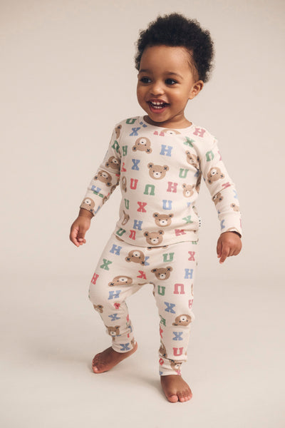 Huxbaby - Hux Alphabet Sleep Set - HB9130W25 Long Sleeve Pyjamas Huxbaby 