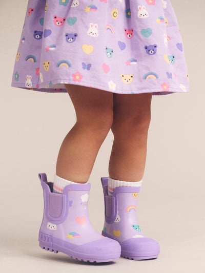 Huxbaby - Hux Emoji Rainboot - HB8147W25 Rain Boots Huxbaby 