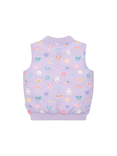 Huxbaby - Hux Emoji Reversible Puffer Vest - HB4152W25 Vest Huxbaby 