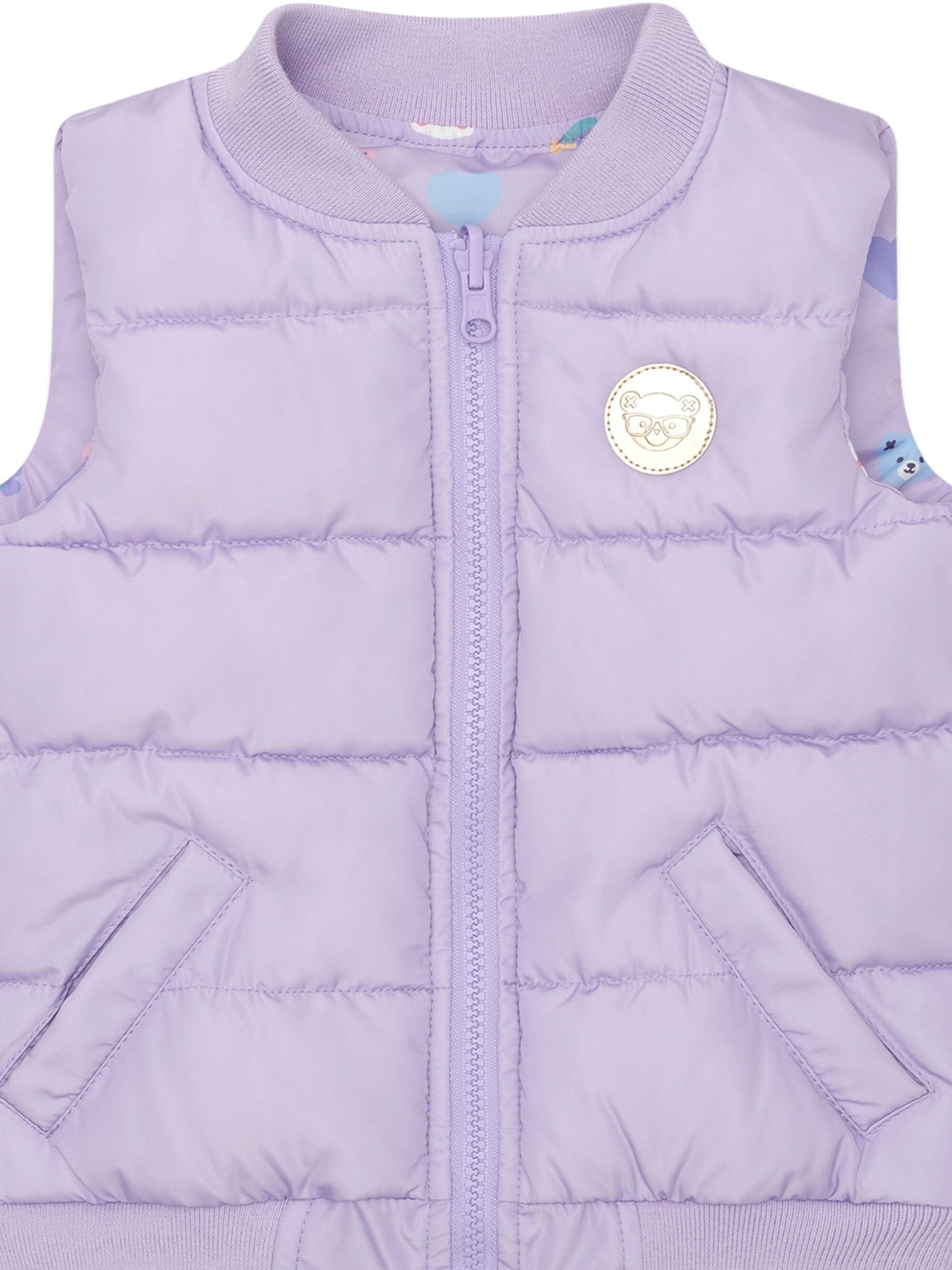 Huxbaby - Hux Emoji Reversible Puffer Vest - HB4152W25 Vest Huxbaby 