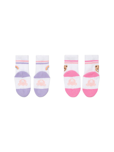 Huxbaby - Hux Sockys Blush 2Pk - HB8142W25 Socks Huxbaby 