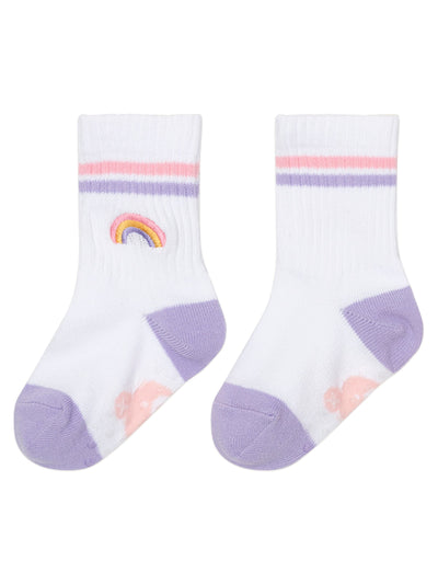 Huxbaby - Hux Sockys Blush 2Pk - HB8142W25 Socks Huxbaby 