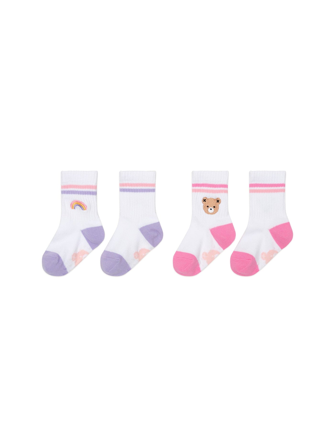 Huxbaby - Hux Sockys Blush 2Pk - HB8142W25 Socks Huxbaby 