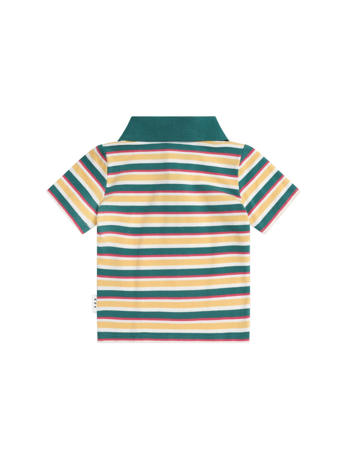 Huxbaby - Hux Stripe Polo Tee - HB2326S25 Short Sleeve Shirt Huxbaby 