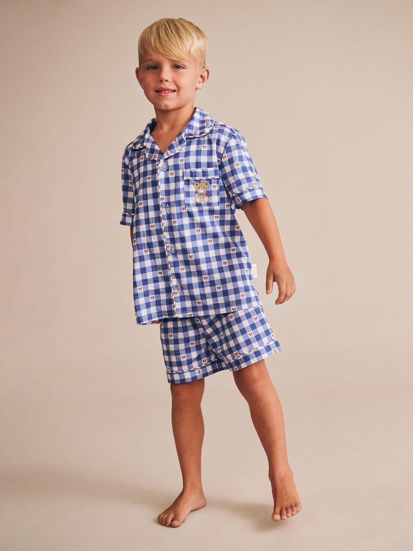 Huxbaby - Huxbear Check PJs - HB9173S25 Short Sleeve Pyjamas Huxbaby 
