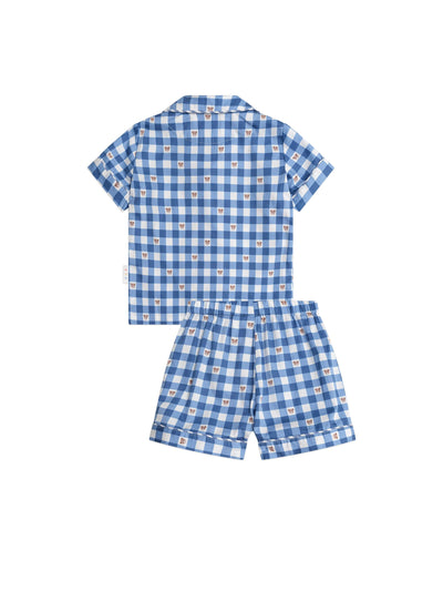 Huxbaby - Huxbear Check PJs - HB9173S25 Short Sleeve Pyjamas Huxbaby 