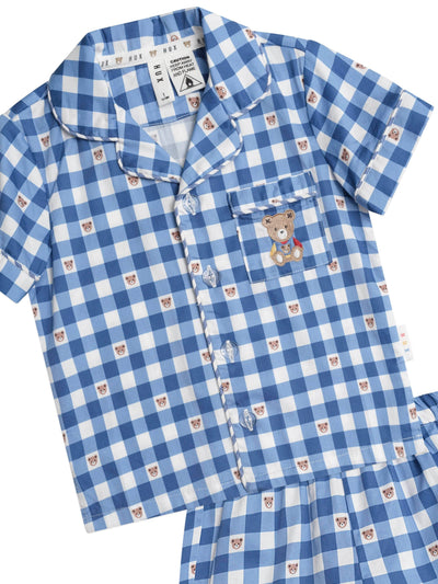 Huxbaby - Huxbear Check PJs - HB9173S25 Short Sleeve Pyjamas Huxbaby 