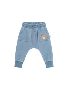 Huxbaby - Huxbear Knit Denim Drop Crotch Pant - HB6057S24