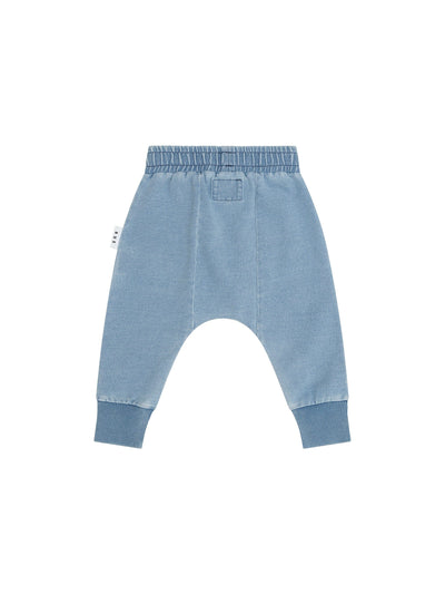 Huxbaby - Huxbear Knit Denim Drop Crotch Pant - HB6057S24 Pants Huxbaby 