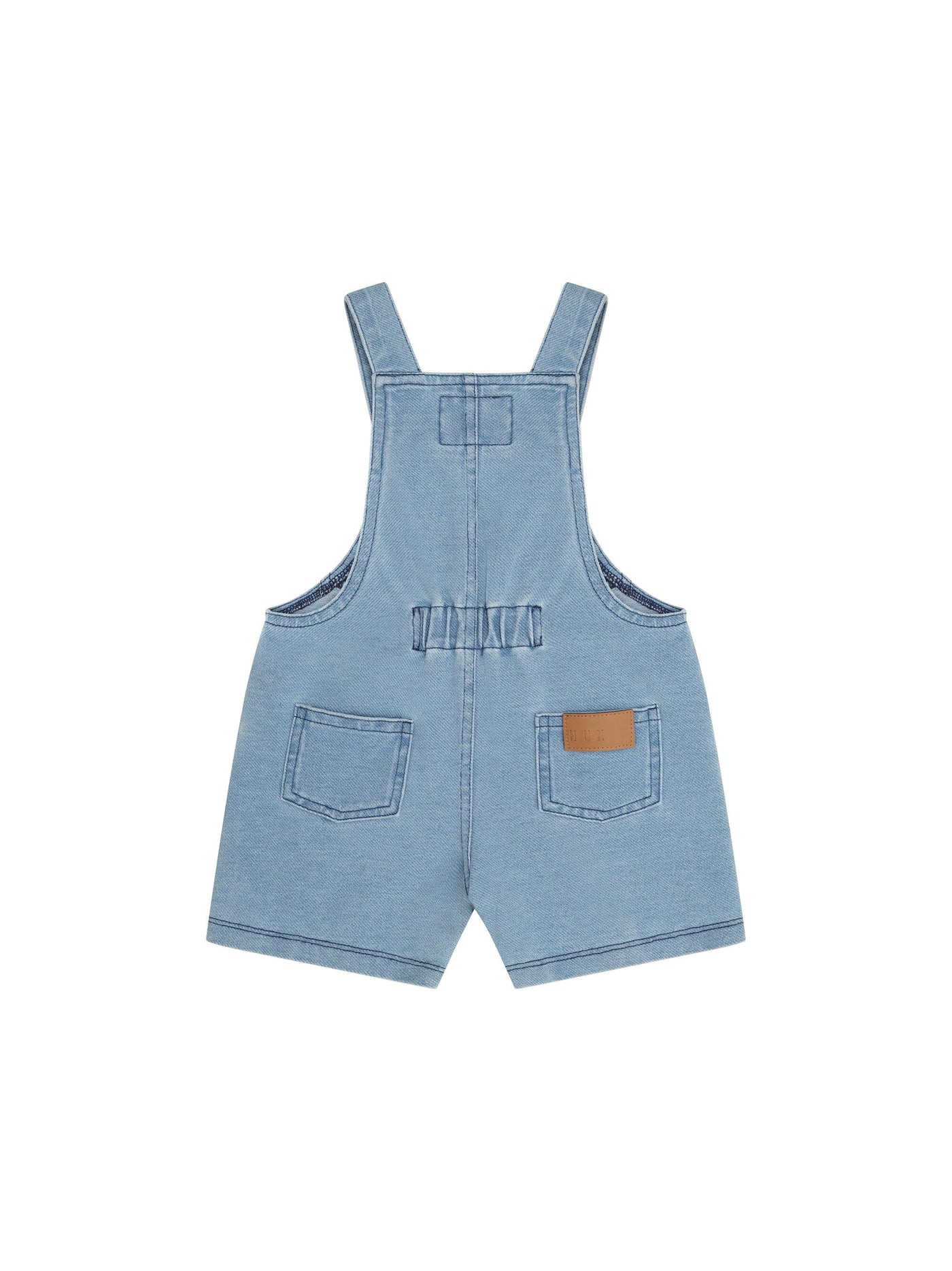 Huxbaby - Huxbear Knit Denim Short Overalls - HB0012S24 Overalls Huxbaby 