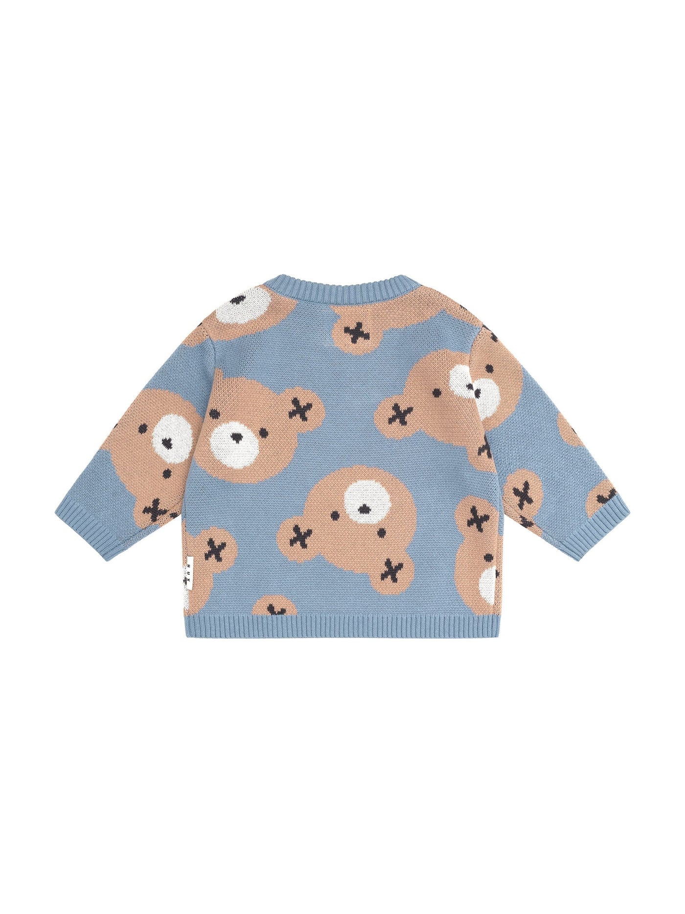 Huxbaby - Huxbear Knit Jumper Cornflower - HB5004S24 Jumper Huxbaby 