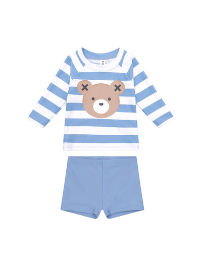 Huxbaby - Huxbear Stripe Swim Set - HB7187S24 Two-Piece Swimsuit Huxbaby 