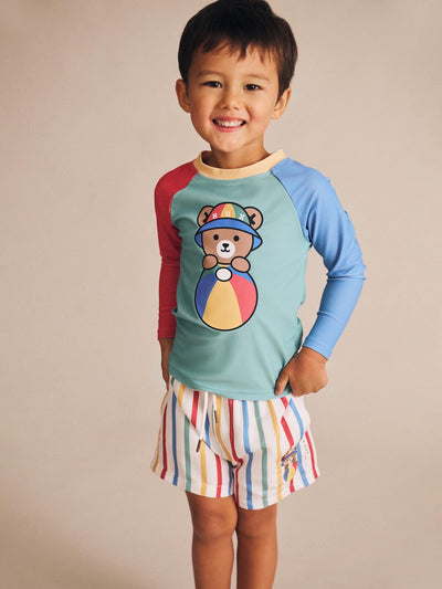 Huxbaby - Huxbear Stripey Swim Shorts - HB7205S25 Swim Shorts Huxbaby 