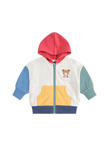 Huxbaby - Huxbear Zip Up Hoodie Colour Block - HB3375S25