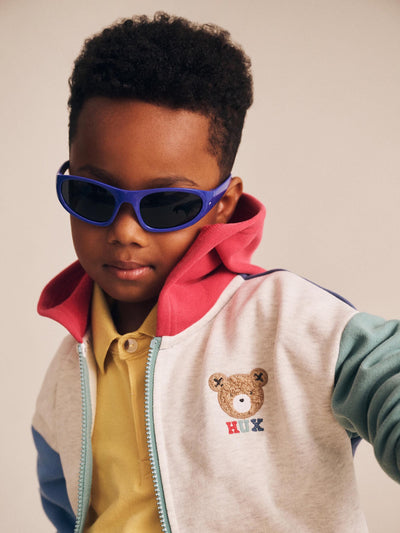 Huxbaby - Huxbear Zip Up Hoodie Colour Block - HB3375S25 Hoodie Huxbaby 
