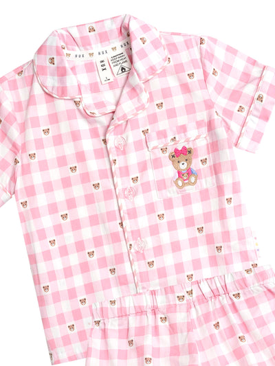 Huxbaby - Huxette Check PJs - HB9174S25 Short Sleeve Pyjamas Huxbaby 