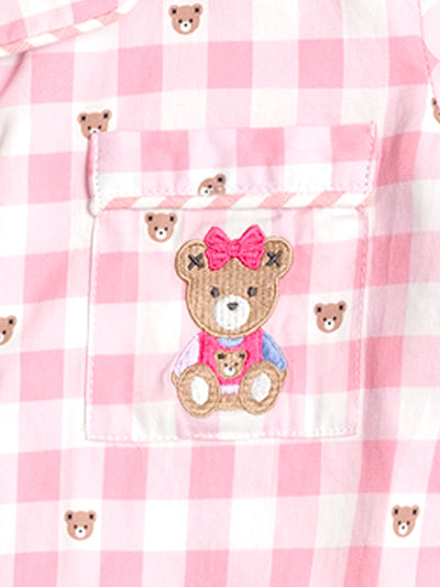 Huxbaby - Huxette Check PJs - HB9174S25 Short Sleeve Pyjamas Huxbaby 