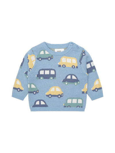 Huxbaby - Huxmobile Knit Jumper - HB5043W25 Knitted Jumper Huxbaby 