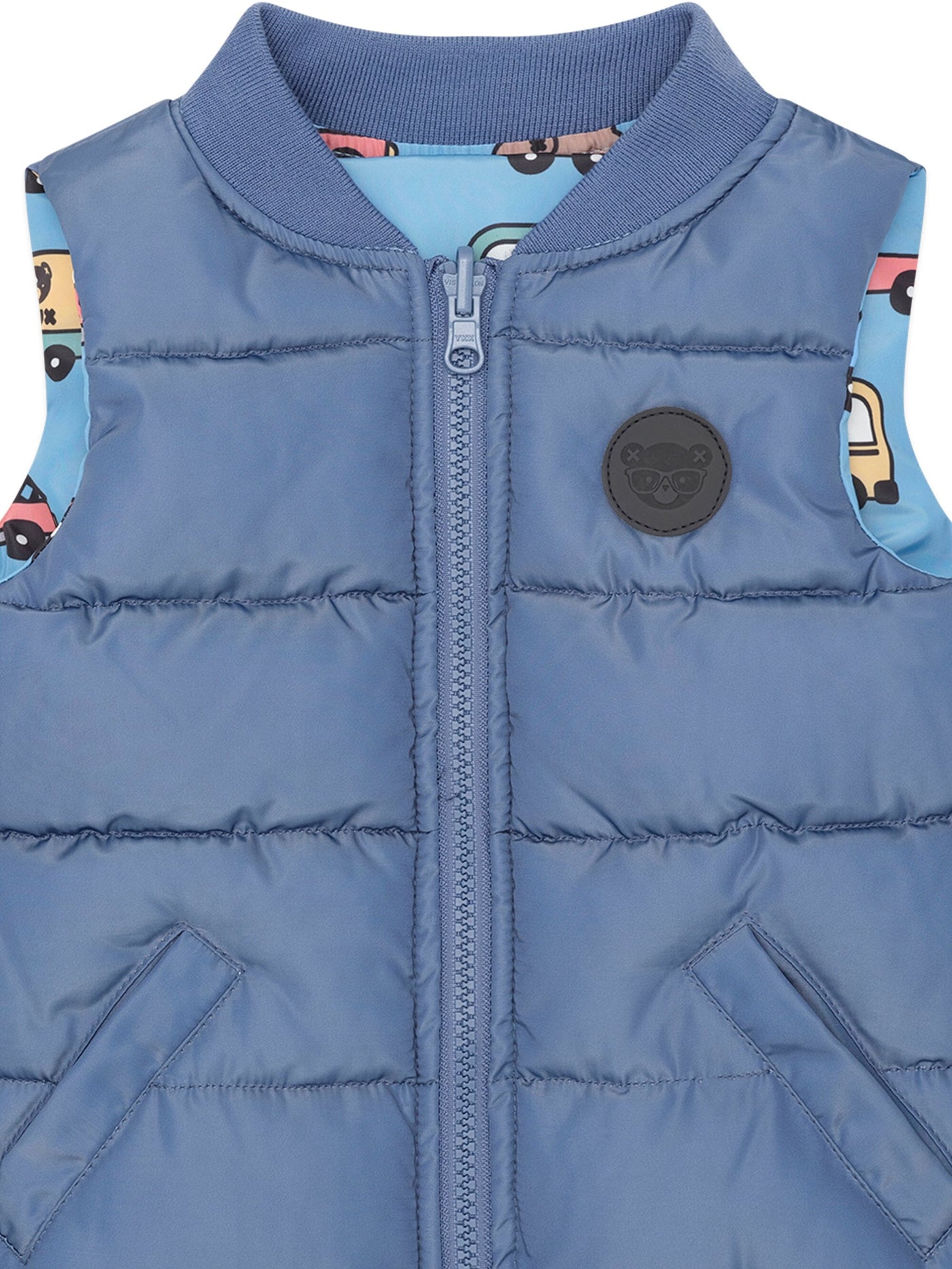 Huxbaby - Huxmobile Reversible Puffer Vest - HB4011W25 Vest Huxbaby 