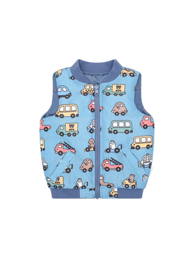 Huxbaby - Huxmobile Reversible Puffer Vest - HB4011W25 Vest Huxbaby 