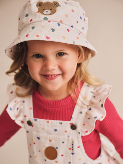 Huxbaby - I Heart Cake Pinafore Dress - HB1040S25 Sleeveless Dress Huxbaby 