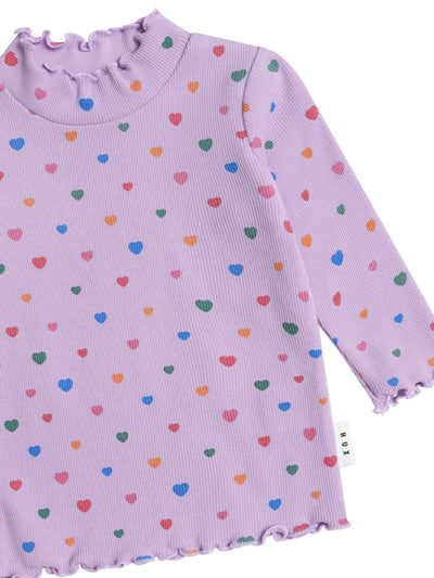 Huxbaby - I Heart Cake Rib Skivvy - HB2104S25 Long Sleeve Top Huxbaby 
