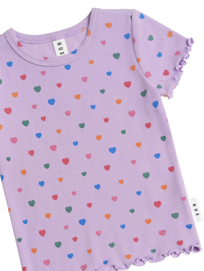 Huxbaby - I Heart Cake Rib Tee - HB2088S25 Short Sleeve T-Shirt Huxbaby 