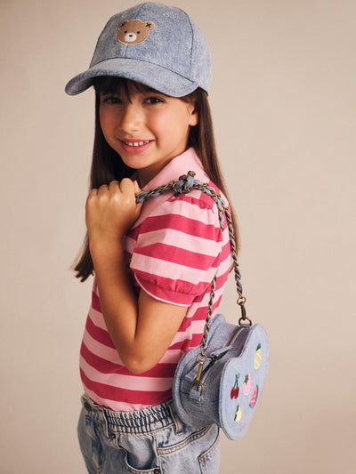 Huxbaby - I Heart Fruit Denim Shoulder Bag - HB8387S25 Handbag Huxbaby 