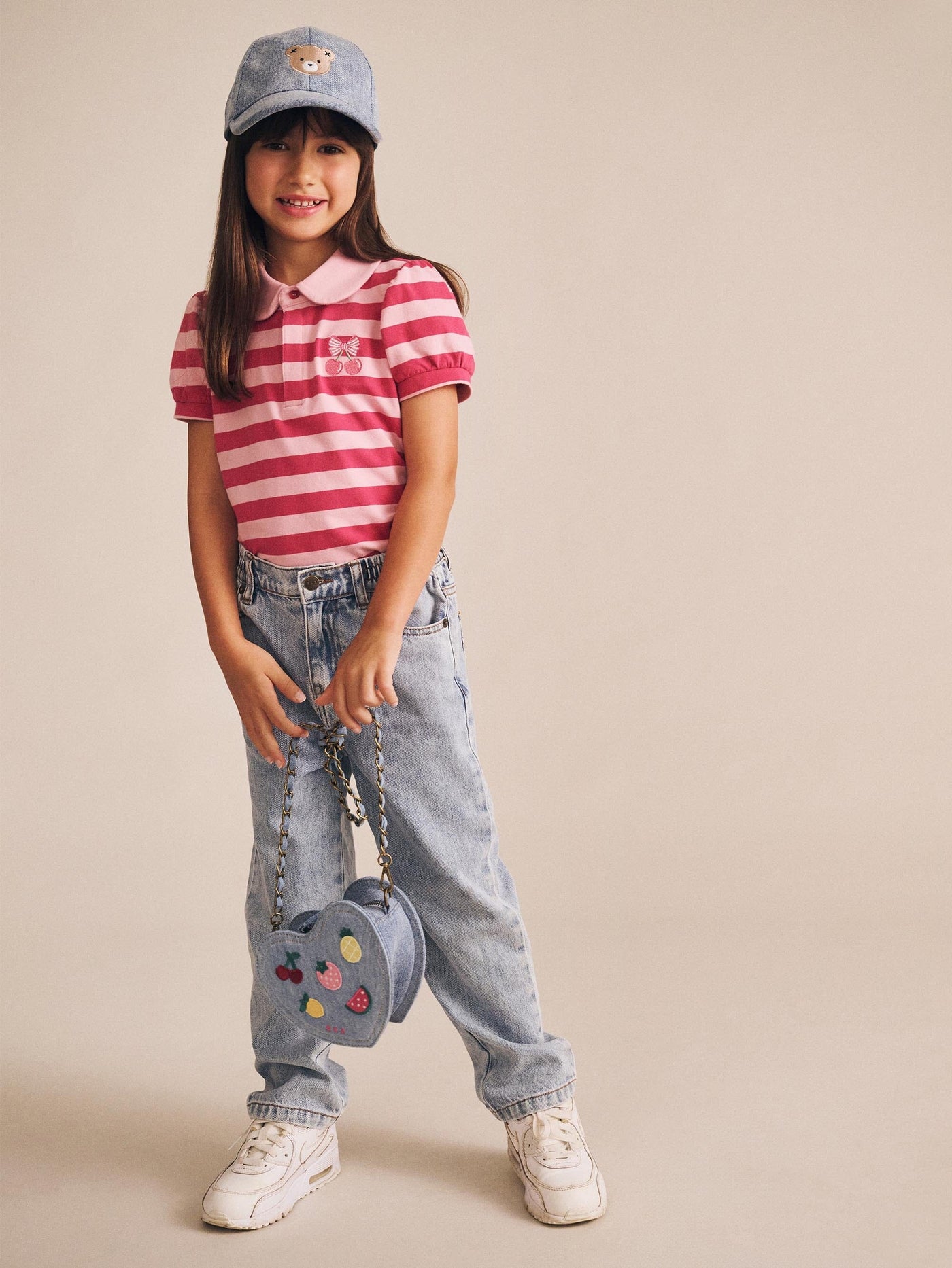 Huxbaby - I Heart Fruit Denim Shoulder Bag - HB8387S25 Handbag Huxbaby 