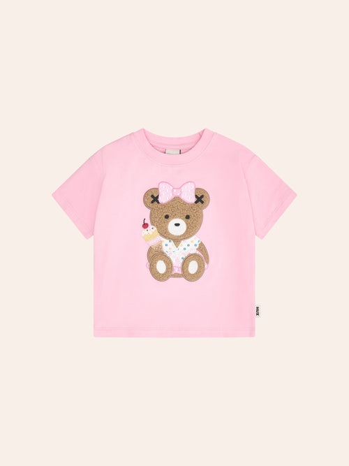 Huxbaby - Ice Cream Huxette Drop Shoulder Tee | Cupcake Pink - PREORDER