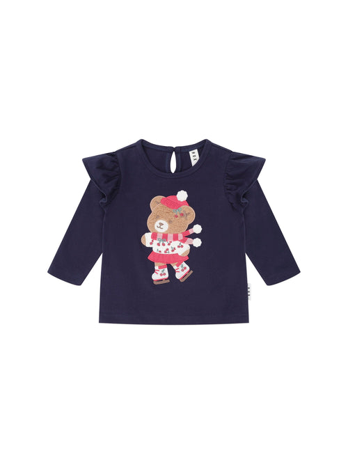 Huxbaby - Ice Skater Huxette Frill Top