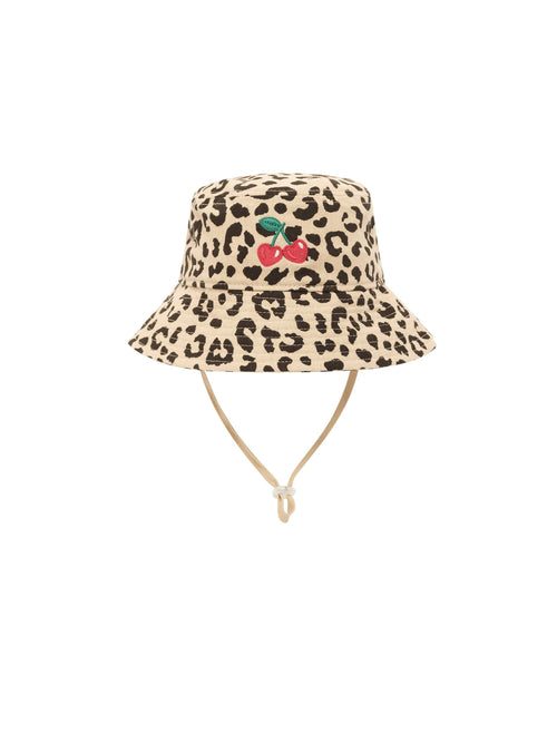 Huxbaby - Leopard Cherry Bucket Hat | Animal