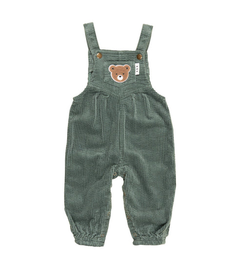 Huxbaby - Light Spruce Cord Overalls - HB0059W24