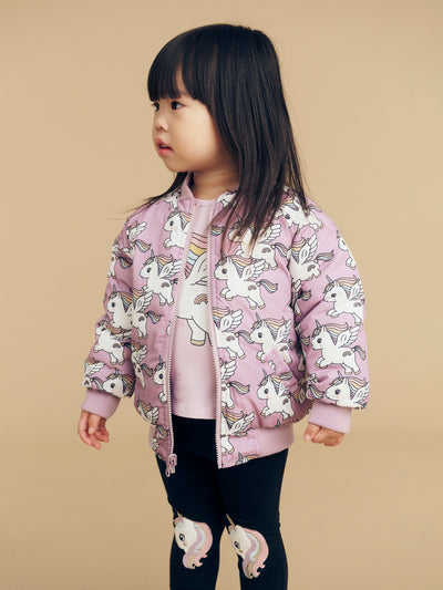 Huxbaby Magical Unicorn Reversible Bomber HB4073W24 Jacket Huxbaby 