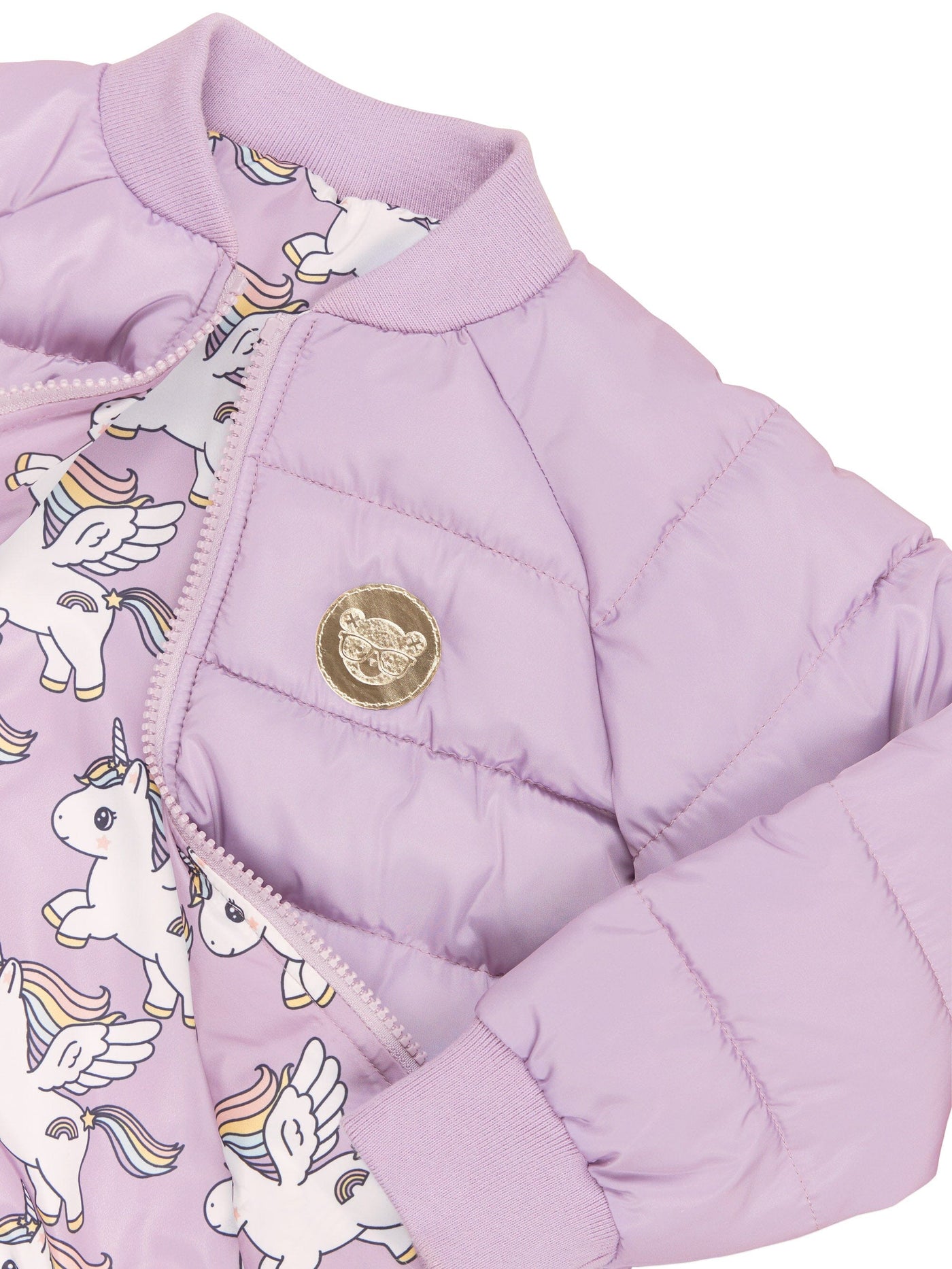 Huxbaby Magical Unicorn Reversible Bomber HB4073W24 Jacket Huxbaby 