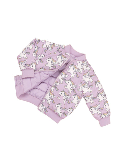 Huxbaby Magical Unicorn Reversible Bomber HB4073W24 Jacket Huxbaby 