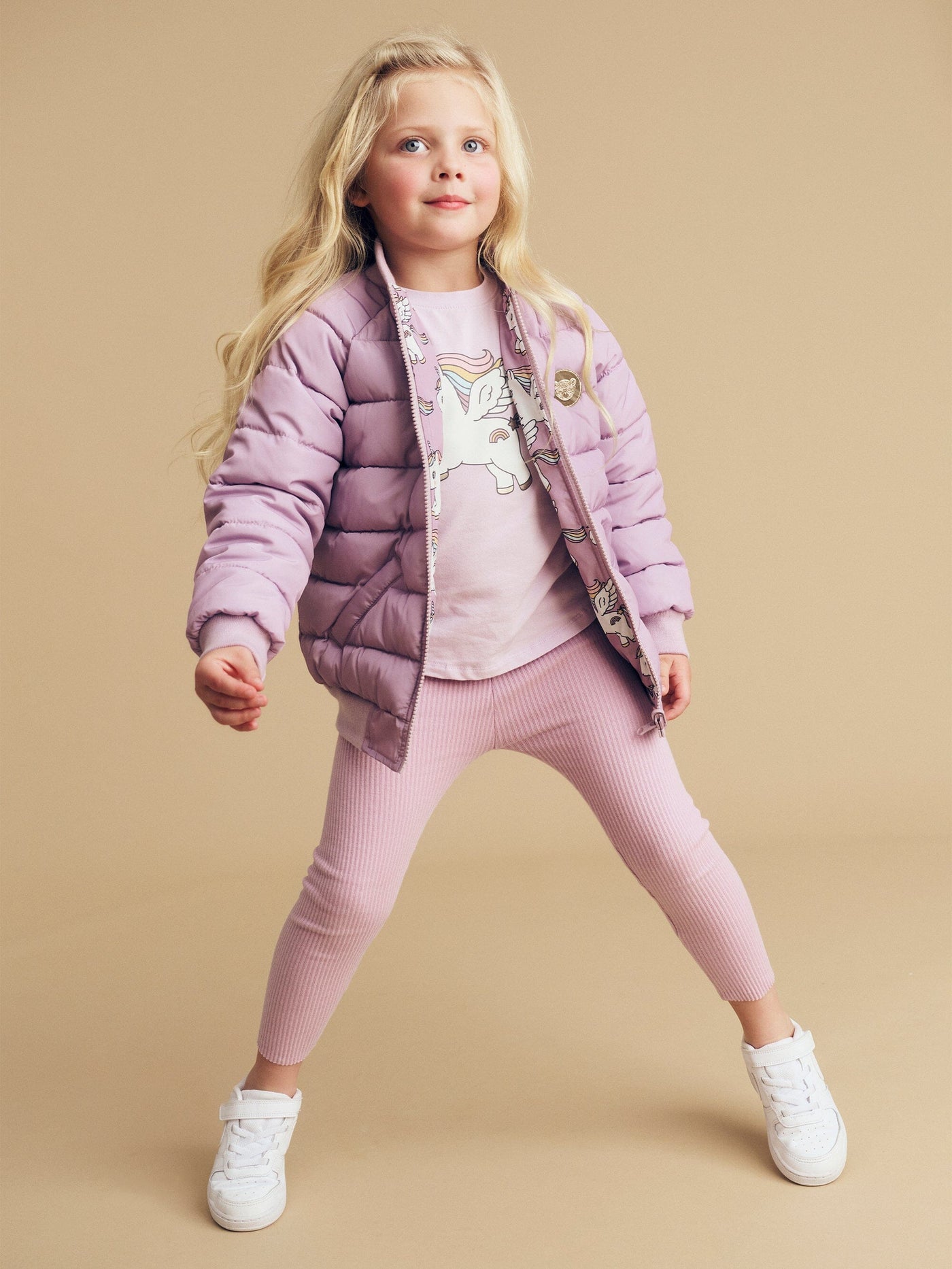 Huxbaby Magical Unicorn Reversible Bomber HB4073W24 Jacket Huxbaby 