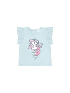 Huxbaby - Mercorn Glitter Frill T-Shirt - HB2121S24