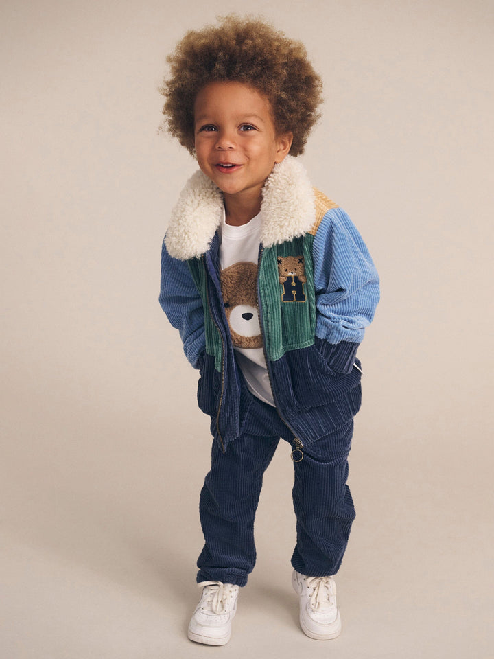 Huxbaby Midnight Colour Block Cord Jacket HB4023W25