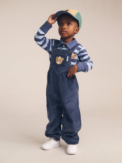 Huxbaby - Midnight Cord Overalls - HB0026W25 Overalls Huxbaby 